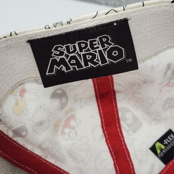 Super Mario Bros. All over Print A Flex Fitted hat Cap - Picture 8 of 12